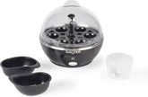 Salter Electric Egg Cooker – 6 Egg Boiler with Poaching Trays, Soft & Hard Boiled Eggs, Measuring Cup, Easy Clean, 430W
